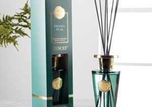 Frozen Pear Reed Diffuser - Shaped Glass Bottle - 300ml