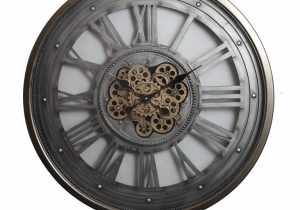 Clock, Wall Hanging, Moving Cogs