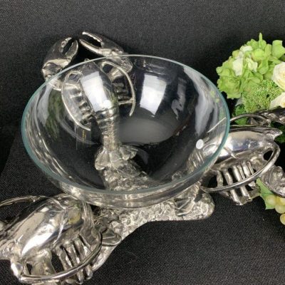 Lobster Fruit Bowl – Chrome
