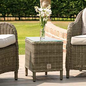 2 Seat Bistro Set in natural colour polyweave