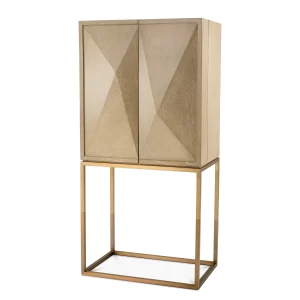 Drinks/Bar Cabinet in Washed Oak Veneer