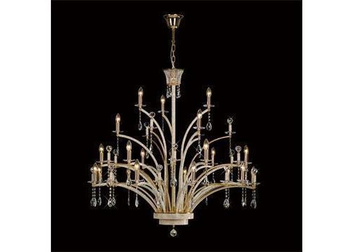 Chandelier - 21 Light - French Gold Crystal & Brass - Large