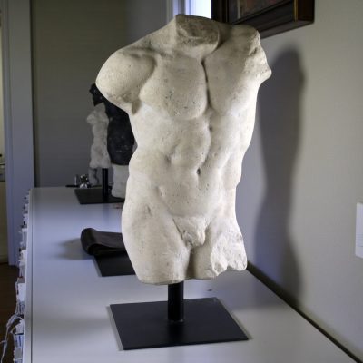Male Abstract ‘Roman Torso’ Sculpture Stone/Resin Finish