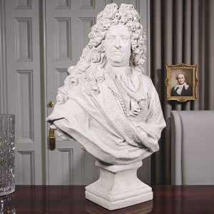 Louis XIV Bust Abstract Sculpture - Roman Stone Finish
