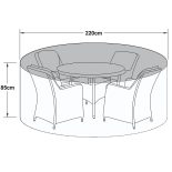 4 Seat Outdoor Dining Set Cover - All Weather - Round