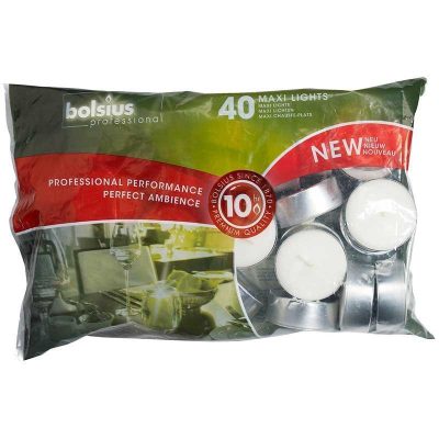 10 Hour T Lights - Large Round Metal Cup - 10 Hours