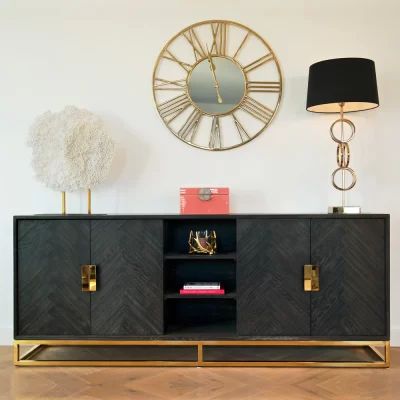 Sideboard – Gold & Black Ash – Blackbone Range