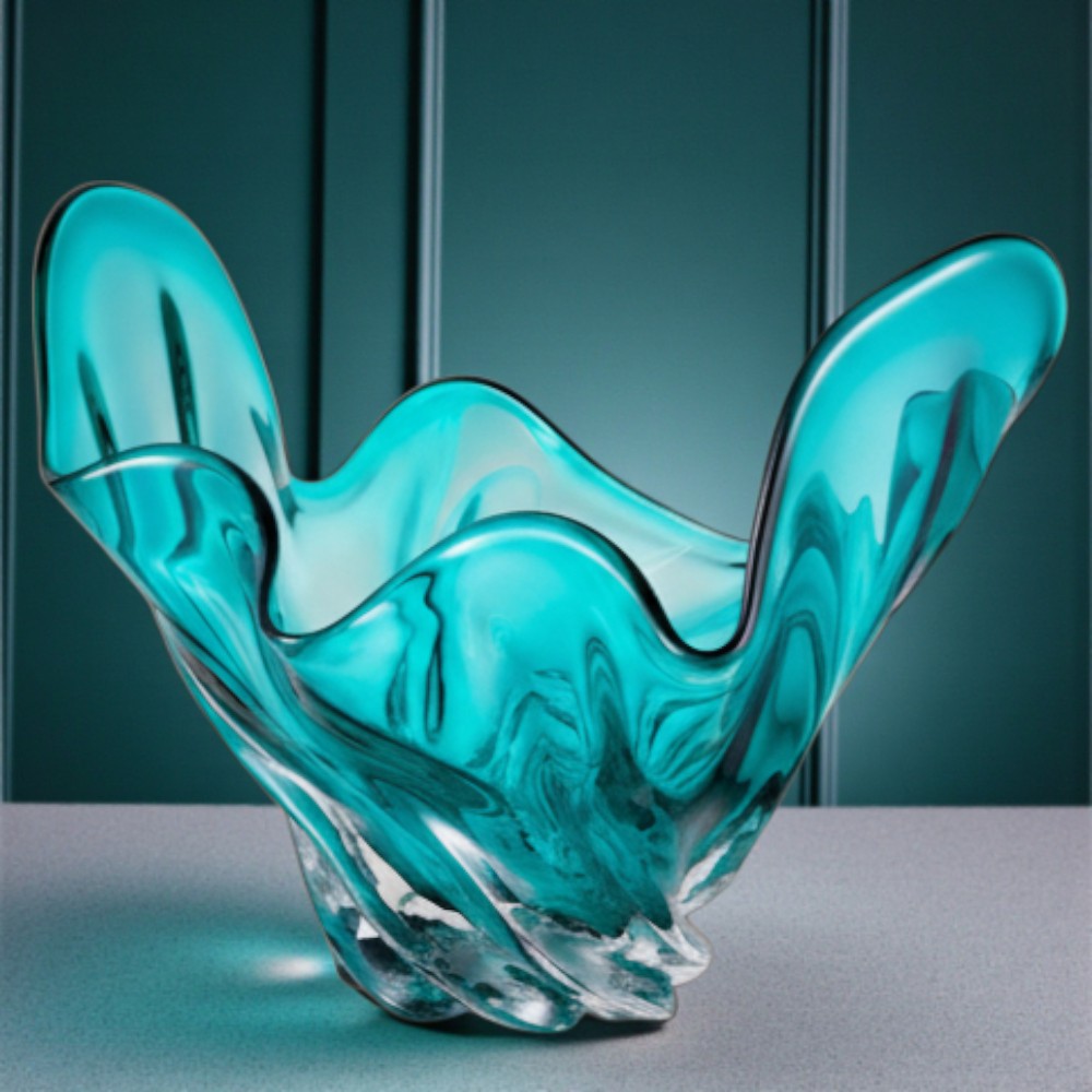 'Mayfair' Table Bowl - Turquoise 'Mayfair' Table Bowl - Turquoise