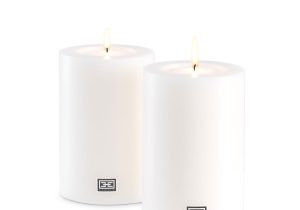 15cm Never Ending Candle - Superb Designer T Light Holder - White Finish