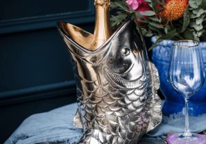 Champagne Holder - Open Mouth Fish - Quirky Wine Bottle Holder