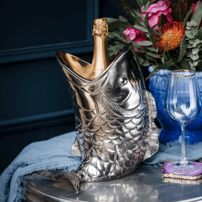 Champagne Holder - Open Mouth Fish - Quirky Wine Bottle Holder