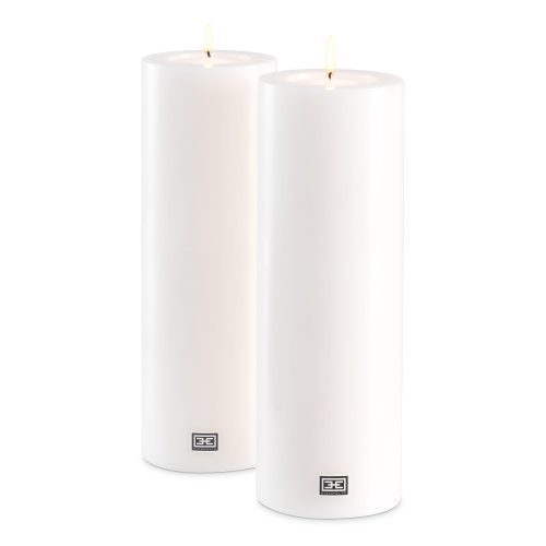 35cm Never Ending Candle - Superb Designer T Light Holder - Cream