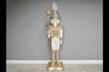 Christmas General - Large Gold & White Standing Statue - Embellished Finish