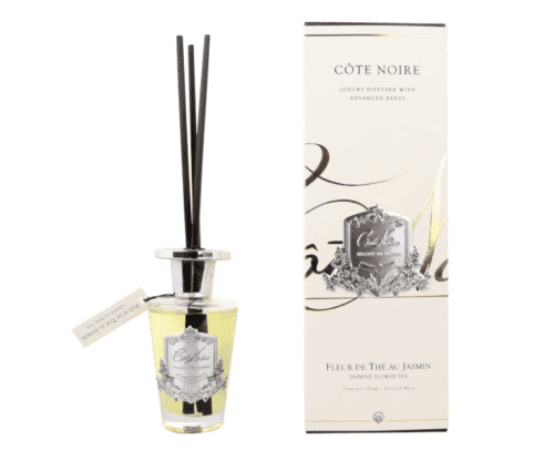 Jasmine Flower Tea - Cote Noire Glass Reed Diffuser - 150ml