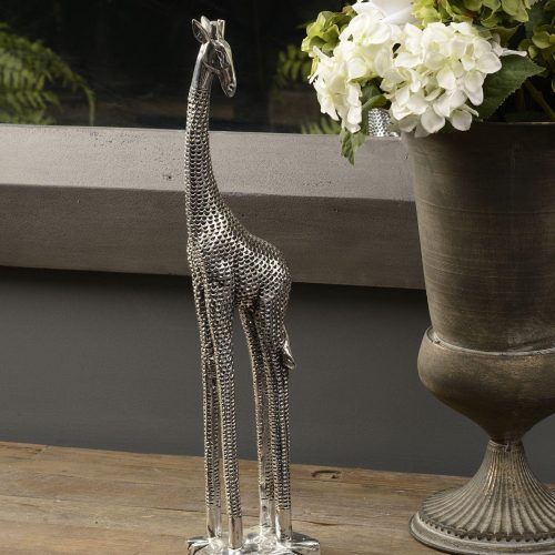 157613 - Giraffe Sculpture - Standing Giraffe - Head Looking Sideways - Small