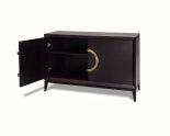 Sideboard - 2 Door - Internal Shelves - Quartered Oak Veneer Design