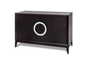 Sideboard - 2 Door - Internal Shelves - Quartered Oak Veneer Design