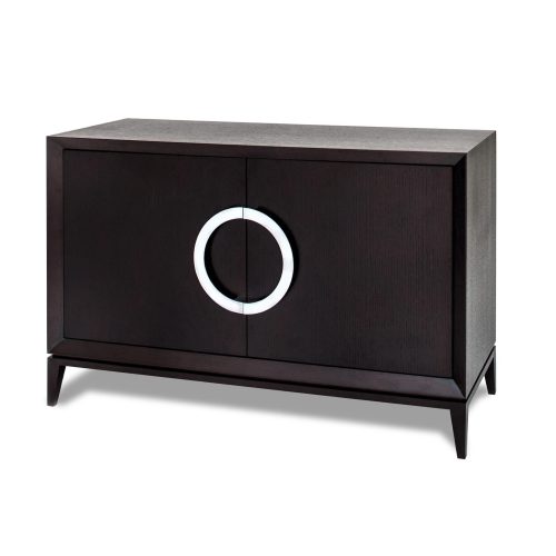 Sideboard - 2 Door - Internal Shelves - Quartered Oak Veneer Design