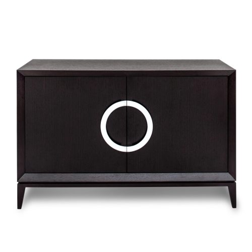 Sideboard – 2 Door – Internal Shelves – Quartered Oak Veneer Design