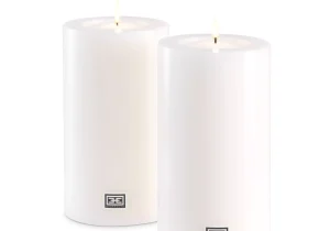 18cm Never Ending Candle - Superb Designer T Light Holder - Cream