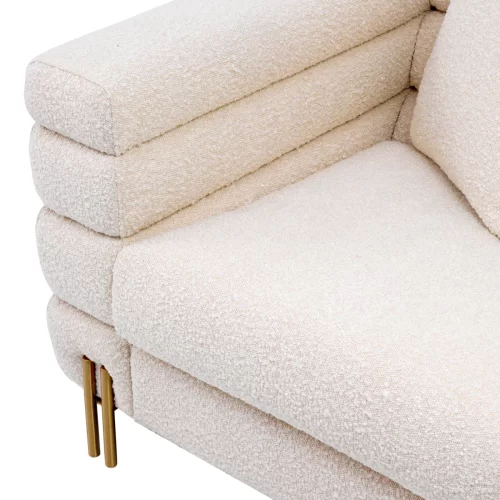 Occasional Chair Bouclé Cream