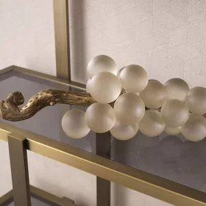 Ornament 'French Grapes' White