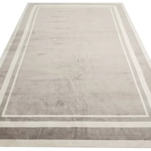 Luxury Rug - Troy Grey & Cream Finish - 200 x 300cm