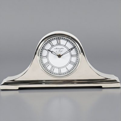 Mantel Clock ‘McLaughlin & Scott’ Clock Co – Polished Chrome