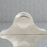 Mantel Clock 'McLaughlin & Scott' Clock Co - Polished Chrome - Image 3