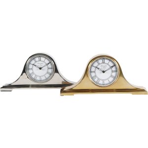 Mantel Clock by ‘McLaughlin & Scott’ Clock Co – Polished Brass