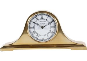 Mantel Clock by 'McLaughlin & Scott' Clock Co - Polished Brass