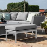 Garden 'U' Shaped Large Sofa Set - Rising Coffee/Dining Table - LED Chine Fabric