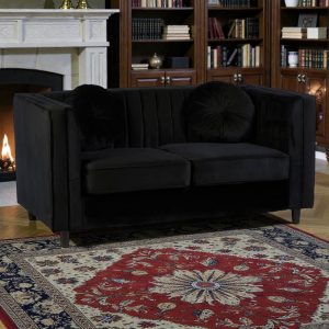 2 SEATER BLACK 'KENSINGTON'