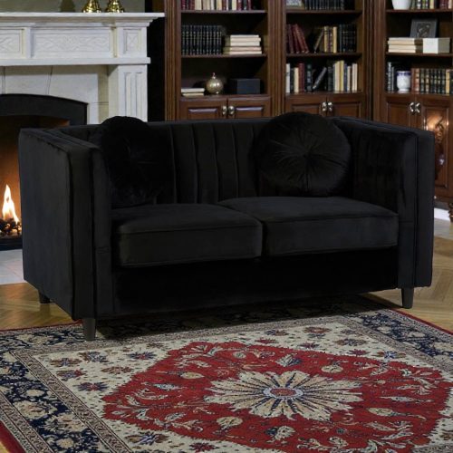 2 SEATER BLACK 'KENSINGTON'