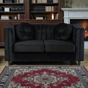 2 SEATER BLACK 'KENSINGTON'