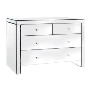 Chest Of Drawers - 4 Drawer - Mirrored Furniture Range