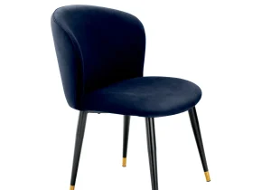 Gold Tipped Legged Dining Chair
