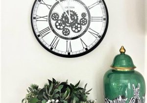 Wall Clock, Glass Face, Battery Operated