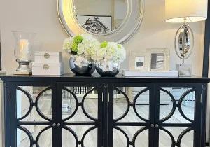 Black Satin Sideboard