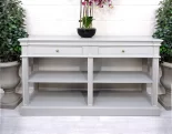 Open Shelf Buffet Sideboard - Ascot Furniture Range - Grey