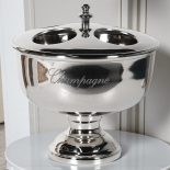 Table Top Wine Cooler - 4 Hole Design - Polished Chrome