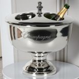 Table Top Wine Cooler - 4 Hole Design - Polished Chrome