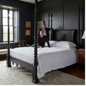 6ft Four Poster Bed - French Antique Black