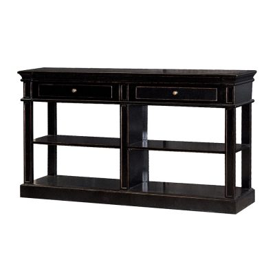 Ascot Open Shelf Buffet Sideboard – Ascot Furniture Range – Black