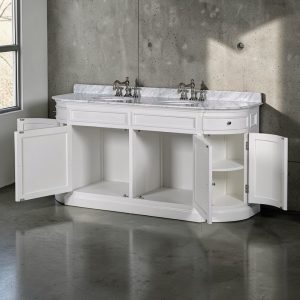 Open Door Double Sink