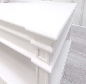 Coffee Table In French White - Oblong - Ascot Furniture Range