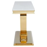 Console, White marble, Gold BASE