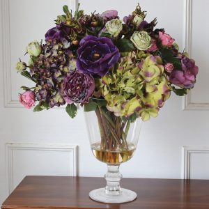 Mixed Amethyst and Green Arrangement