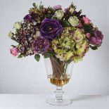 Mixed Amethyst and Green Arrangement