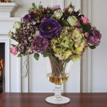 Mixed Amethyst and Green Arrangement